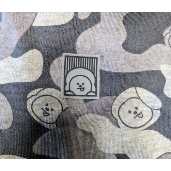 BTS BT21 Line Friends K-pop Chimmy Hooded Zip Up Cotton Jacket Size Small - Picture 6 of 8